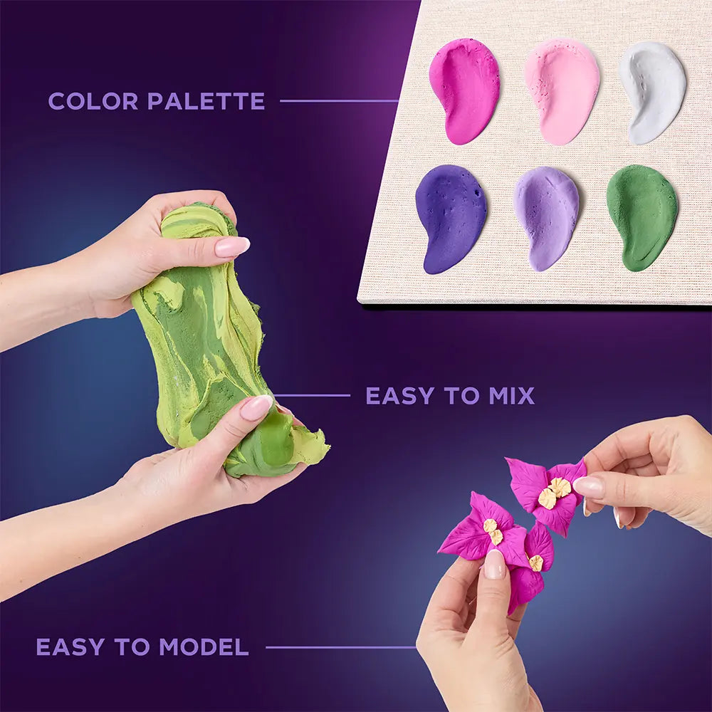 Zestaw drewniany DIY Wood&Craft - Kwiaty INSPIRACJA