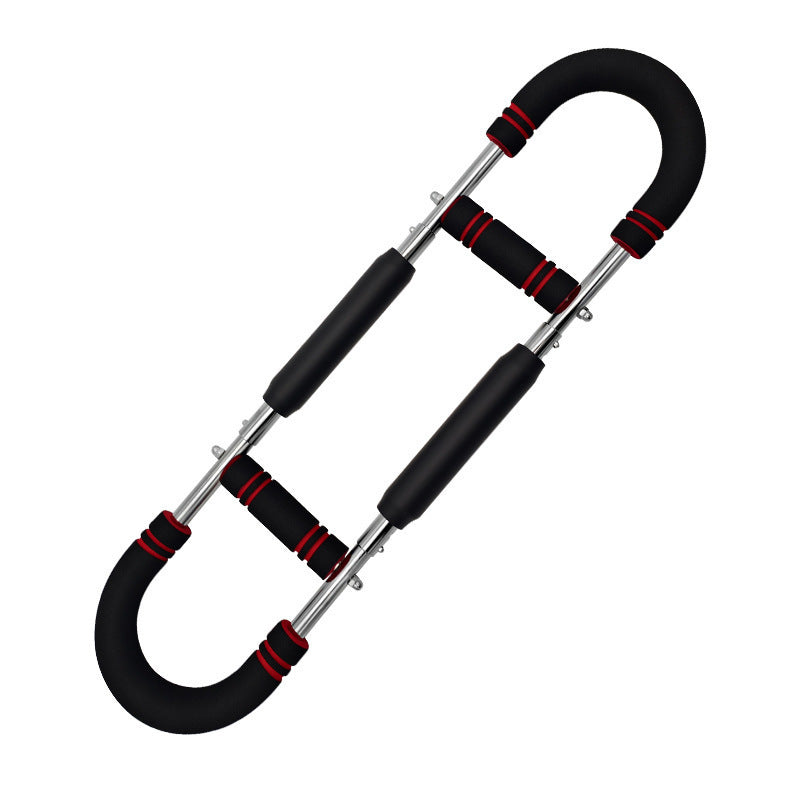 Wielofunkcyjny trener ramion w kształcie U - 3 poziomy oporu, fitness domowy
