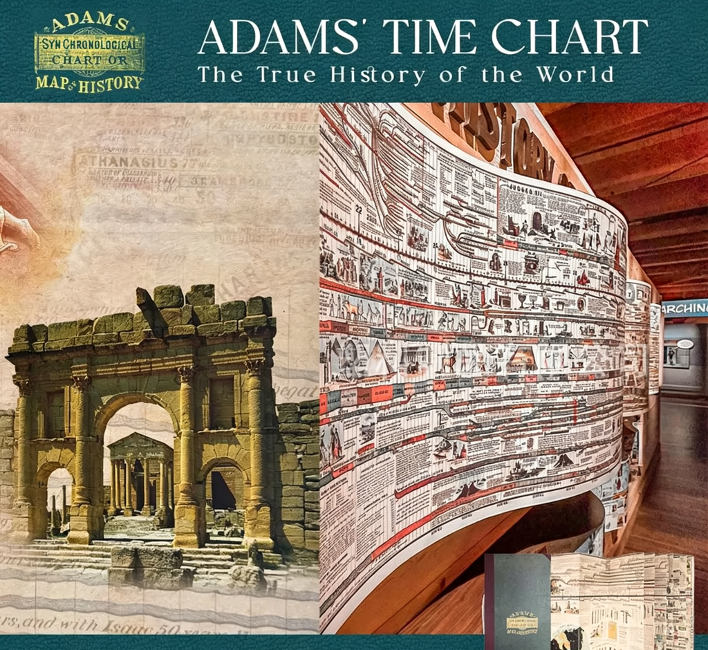Atlas Historii i Geografii Adams Timeline — Książka Edukacyjna