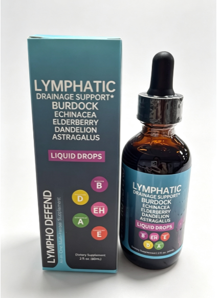 Krople Wspomagające Drążenność Limfatyczną 60ml — Naturalny Suplement