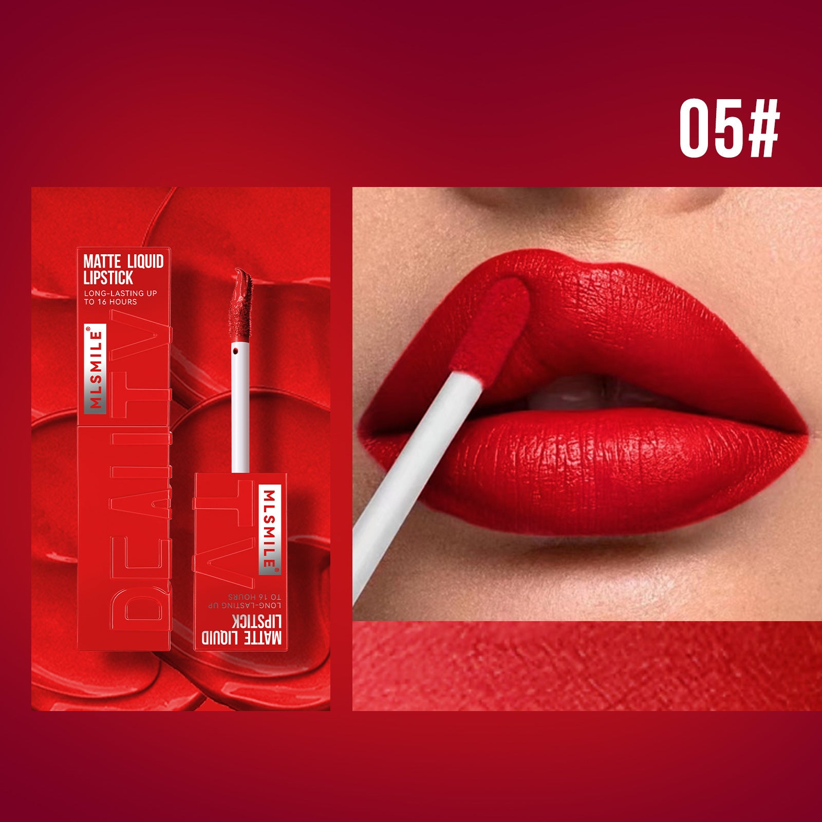 Matowy Liquid Lipstick — Nie Przenosi się na Kubek, Długotrwały