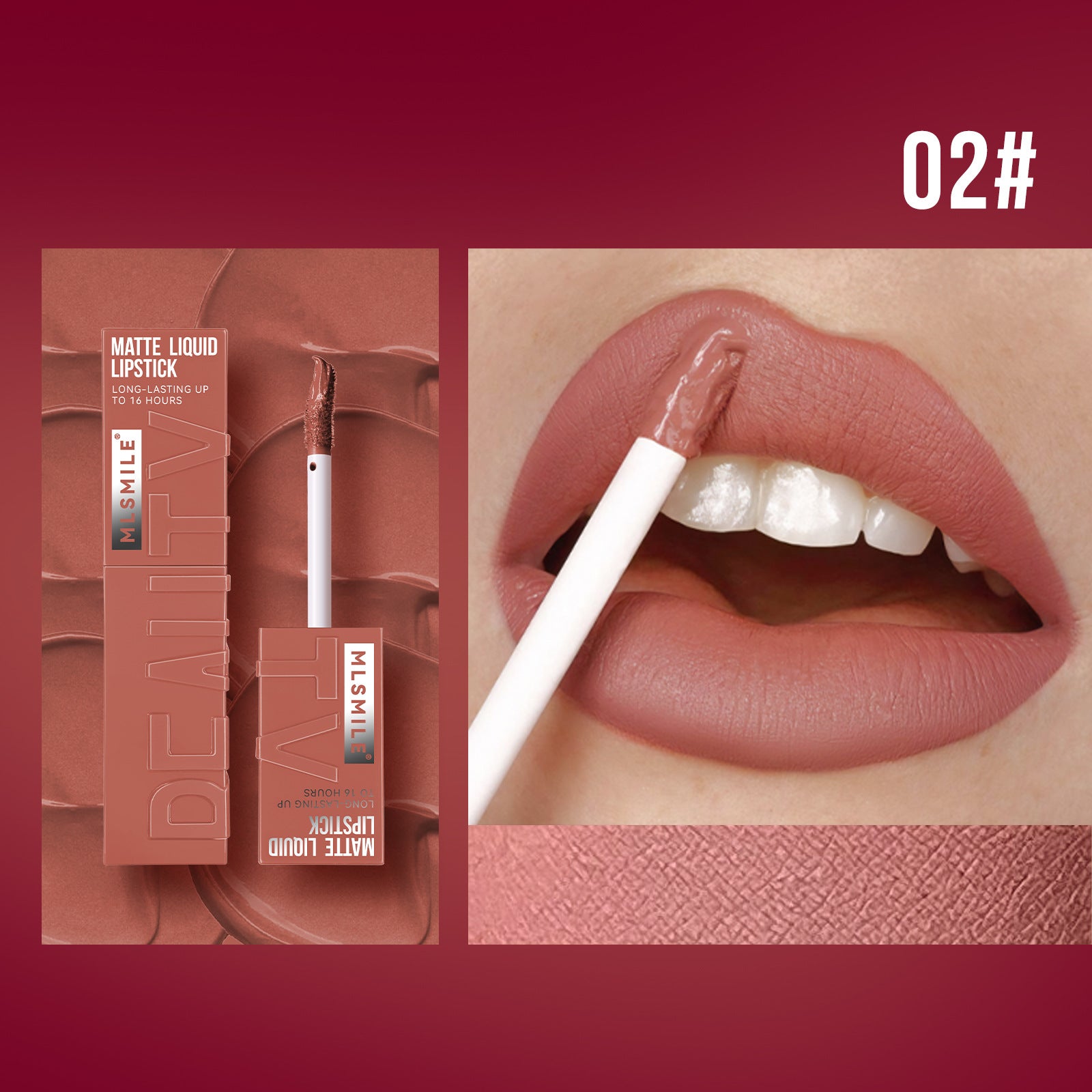 Matowy Liquid Lipstick — Nie Przenosi się na Kubek, Długotrwały