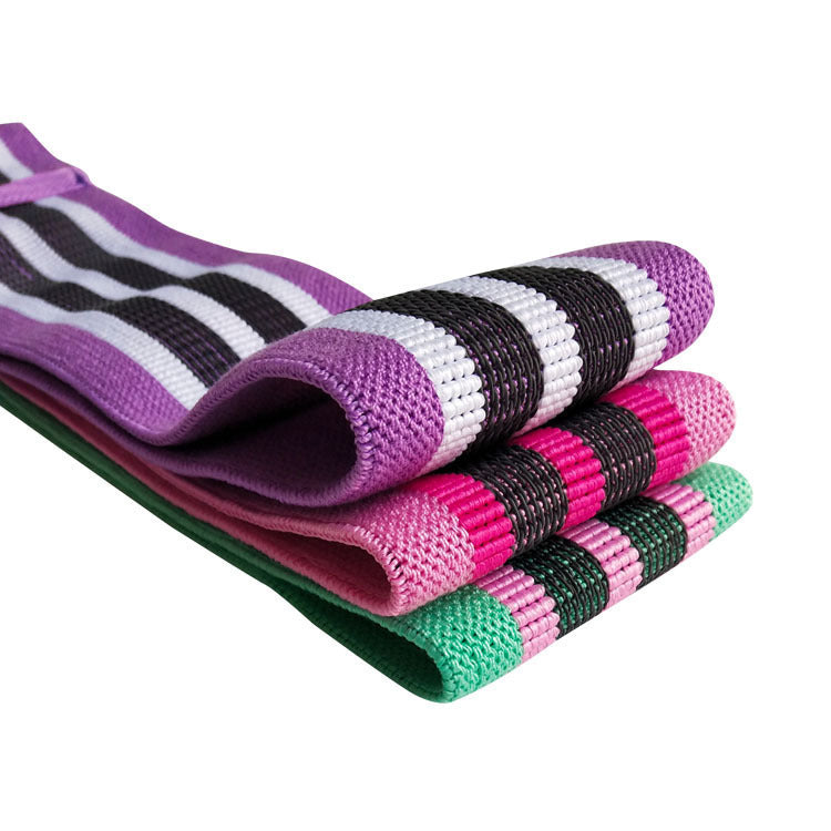 Mata do jogi z gumą oporową - trening siłowy i rozciąganie bioder
