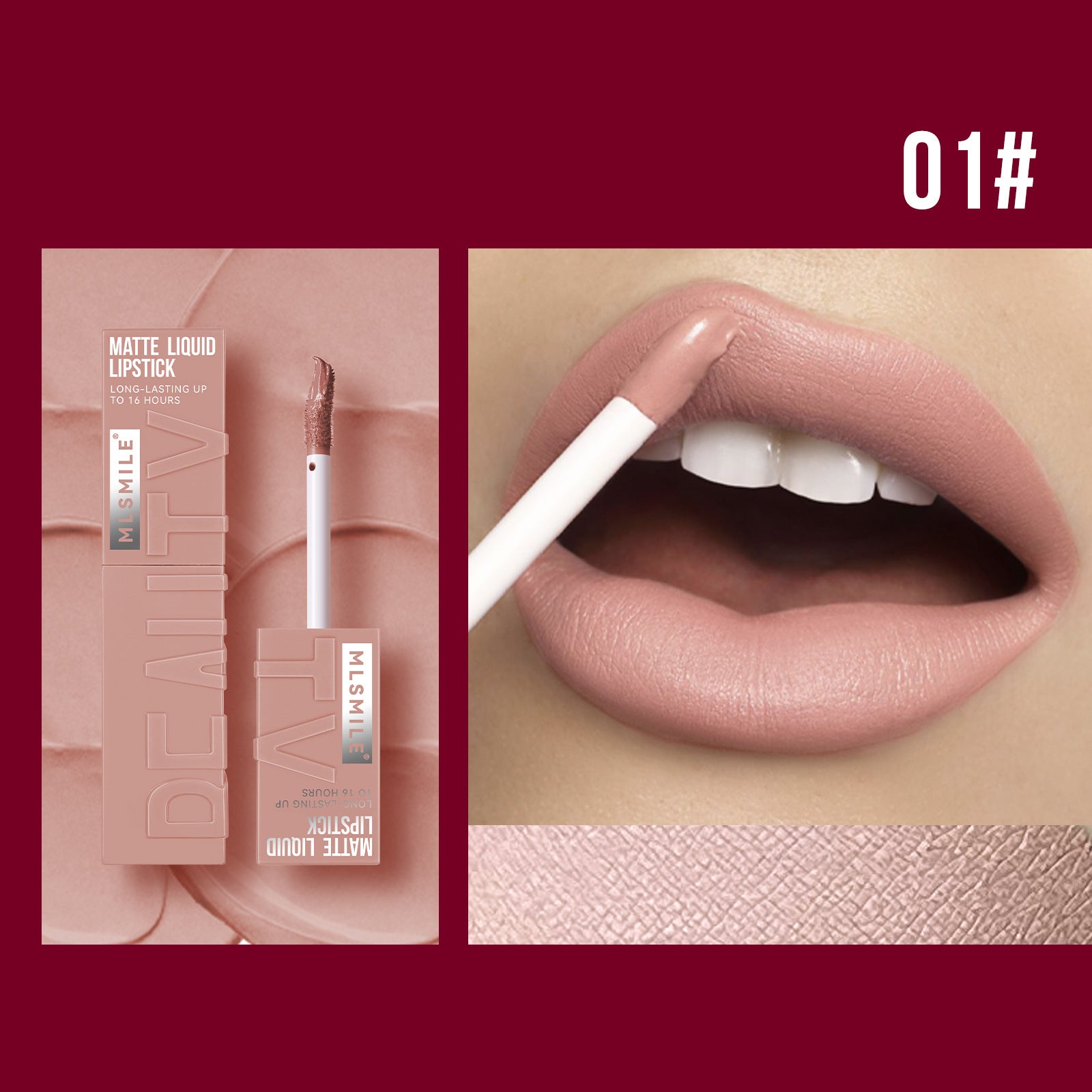 Matowy Liquid Lipstick — Nie Przenosi się na Kubek, Długotrwały