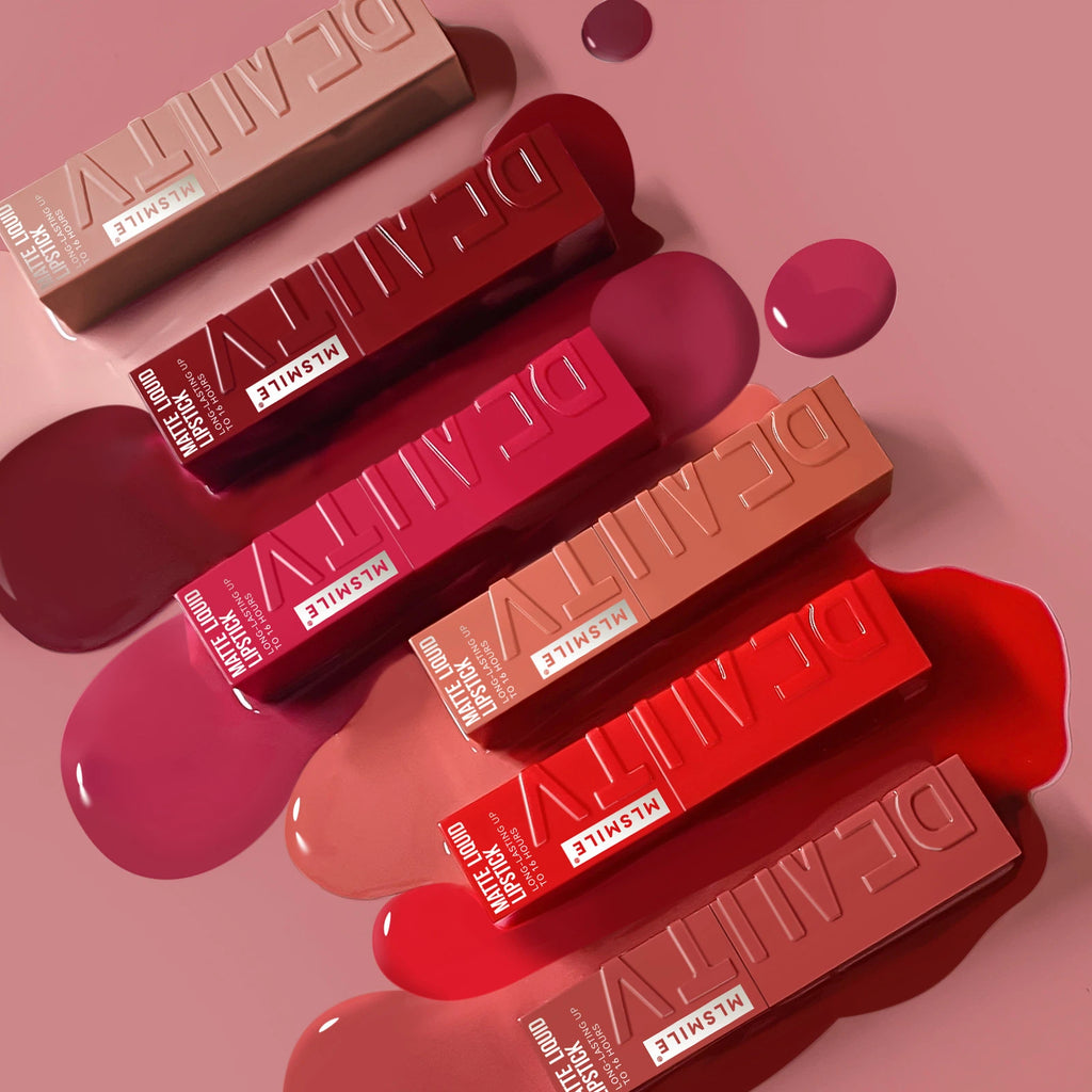 Matowy Liquid Lipstick — Nie Przenosi się na Kubek, Długotrwały