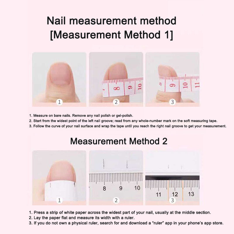 Naklejki na Paznokcie Ultra Długie 4cm — Gotowy Manicure bez Salonu