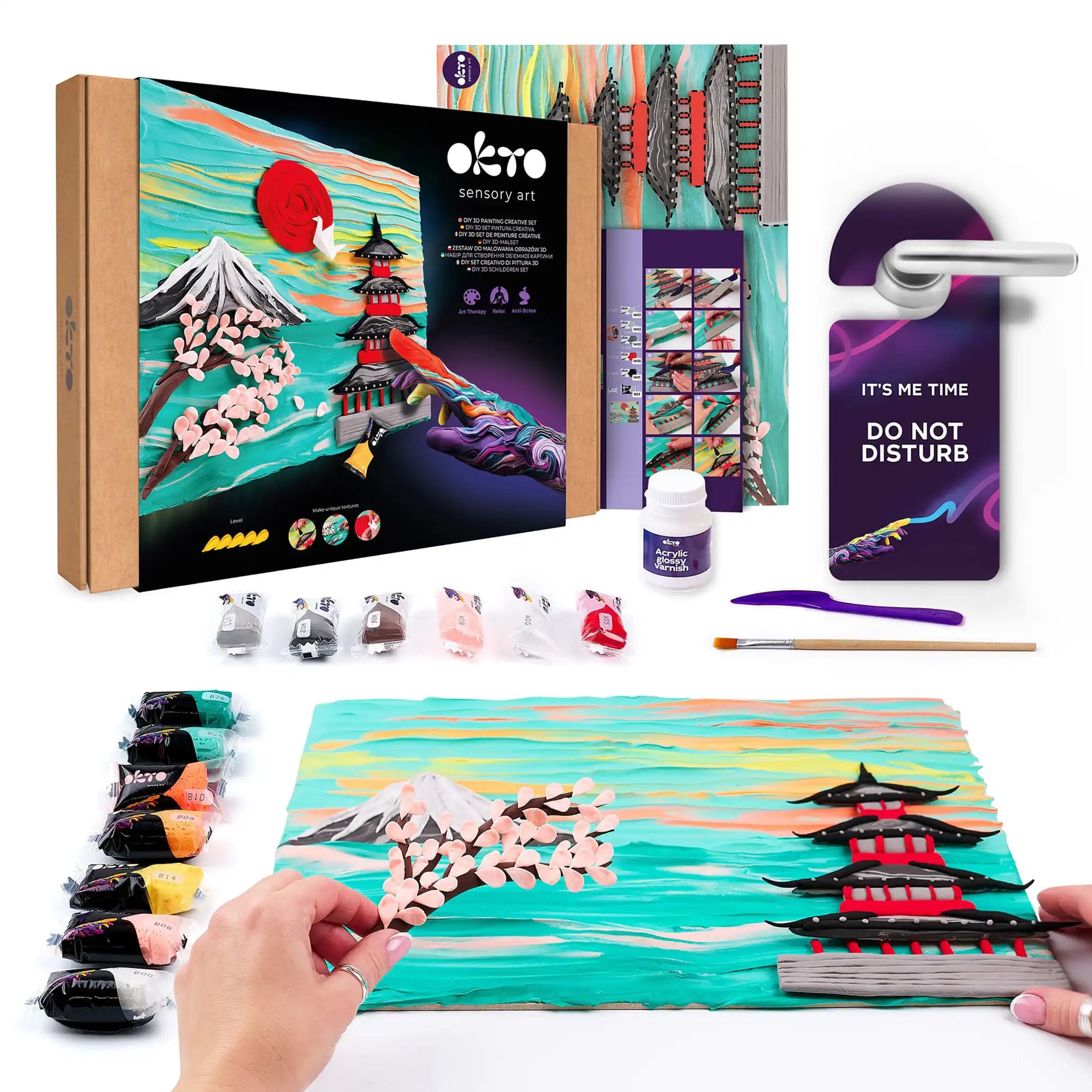 Obraz 3D DIY PODROŻE - Malowanie OKTO „Japonia”